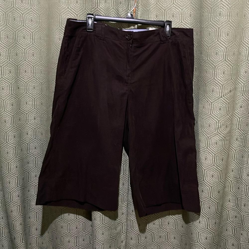 Women's Classic Knee-Length Shorts - Dark Brown